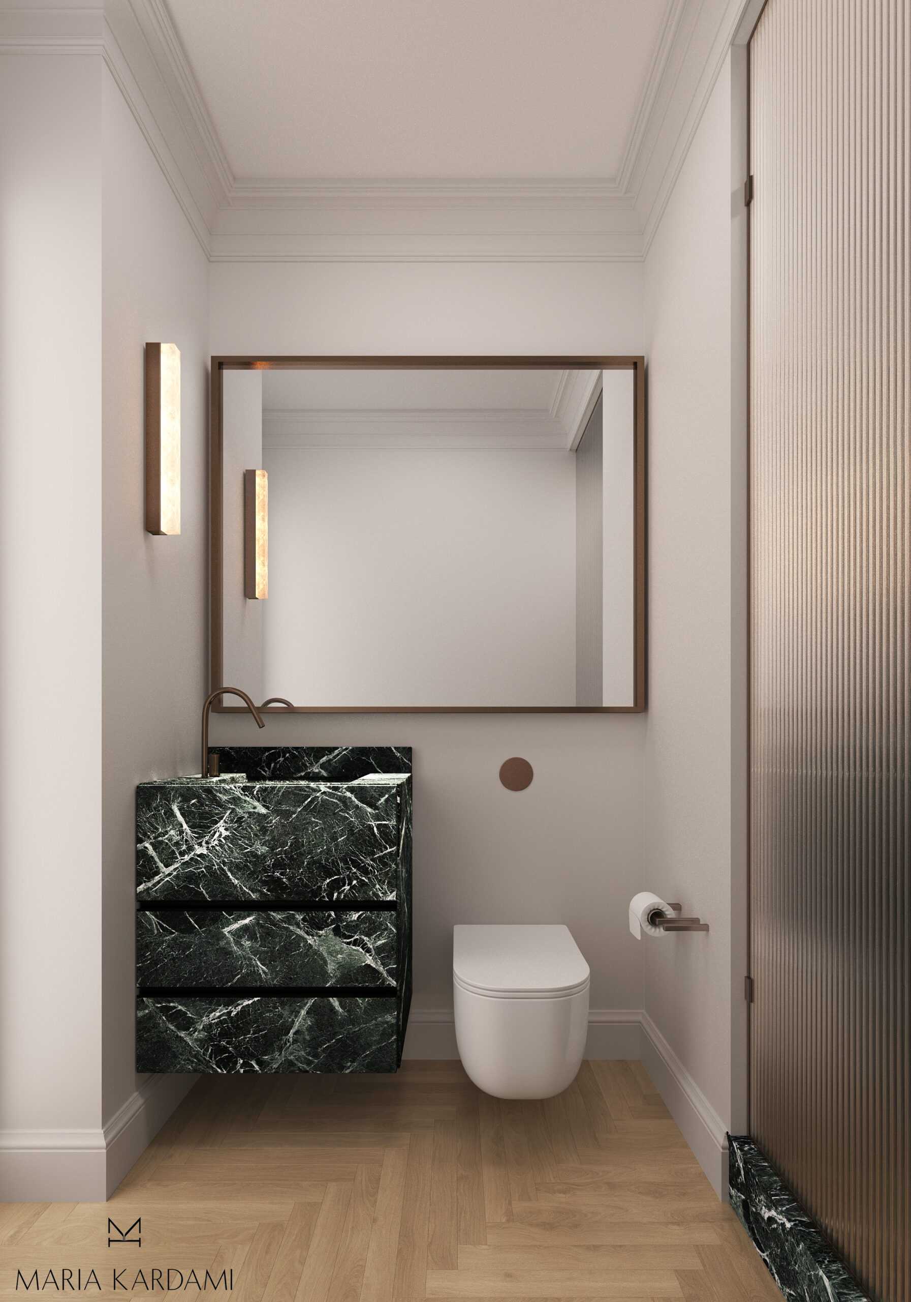 Contemporary Design in apartment at Kolonaki 